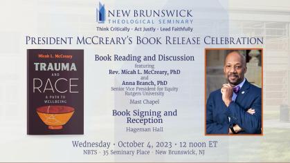 President McCreary’s Book Release Celebration on October 4, 2023 at 12 pm at Hageman Hall