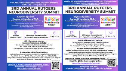 3rd Annual Neurodiversity Summit & (NEW) Resource Fair