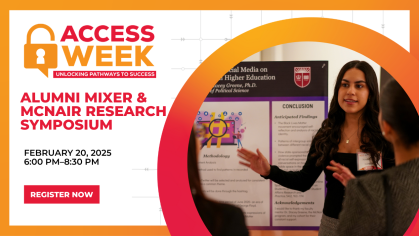 Access Week 2025 McNair Research Symposium