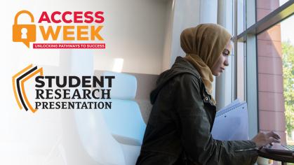 Access Week unlocking pathways to success Student Research Presentation