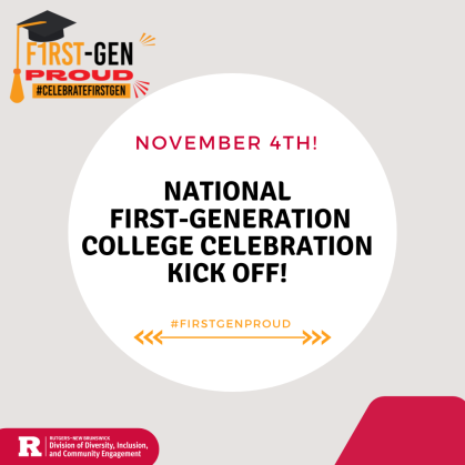 First Generation Week Kick Off