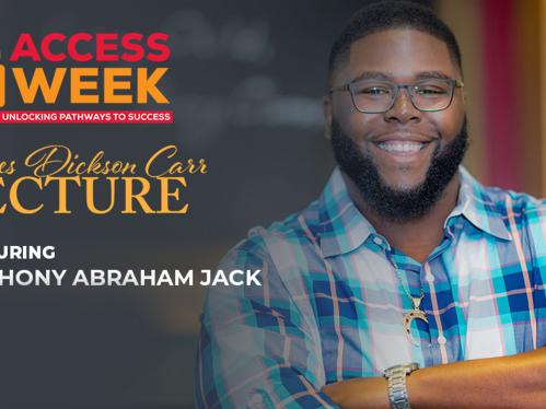 James Dickson Carr Lecture featuring Anthony Abraham Jack