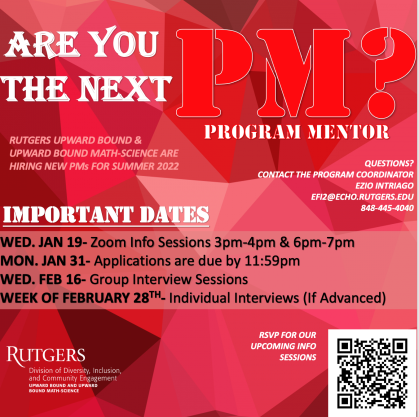 Program Mentor Info Flier 2022