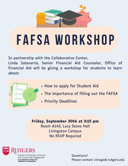 FAFSA Workshop Flyer